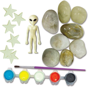 Kit Para Pintar Rocas Espaciales (space rock painting) - 4m