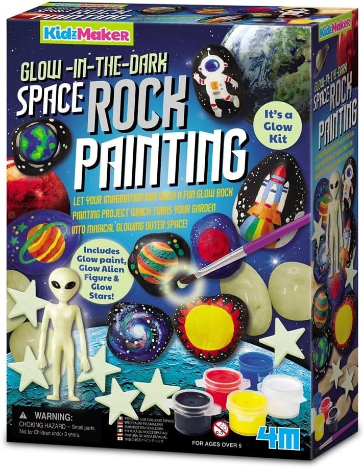 Kit Para Pintar Rocas Espaciales (space rock painting) - 4m