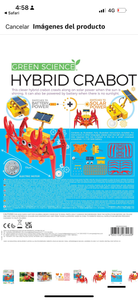 Hybrid Crabot (Robot Solar y de batería) 4m